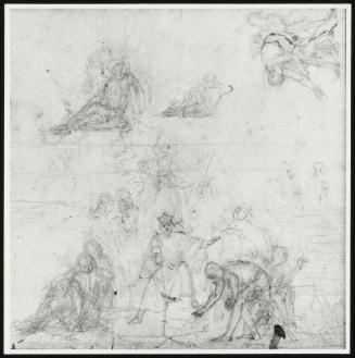 King Lear–Sketch of Lear questioning Cordelia / Alfred the Great