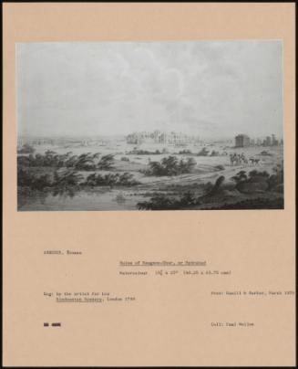 Ruins Of Baugnee-Ghur, Nr Hydrabad