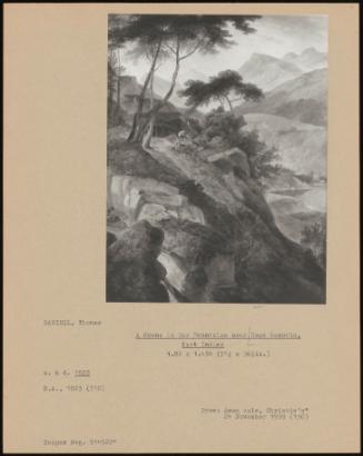 A Scene In The Mountains Near Cape Comorin, East Indies