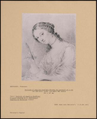 Portrait Of Angelica Kauffman Drawing The Portrait Of A Man
