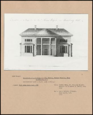 Elevation Of A Cottage For The Honble, Horace Walpole, Near Strawberry Hill