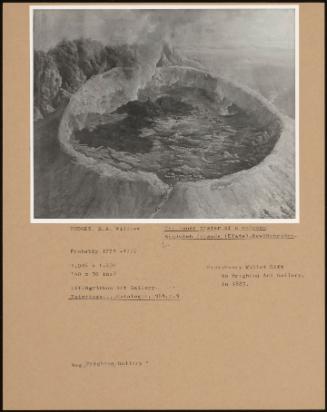 The Inner Crater Of A Volcano Sandwich Island (Efate), New Hebrides