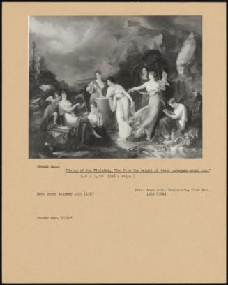 Rising Of The Pleiades, 'Now From The Height Of Their Paternal Mount Etc. '