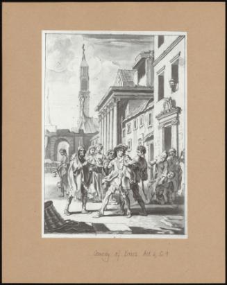 Comedy Of Errors Act 4, Sc. 9 Hanmer Edition Of Shakespeare Vol.I