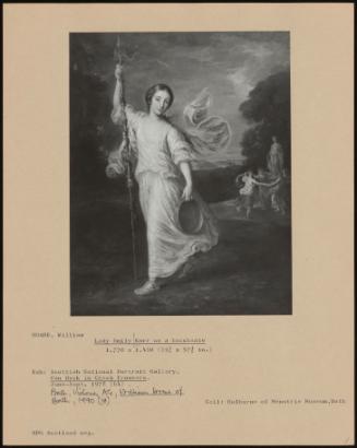 Lady Emily Kerr As A Bacchante