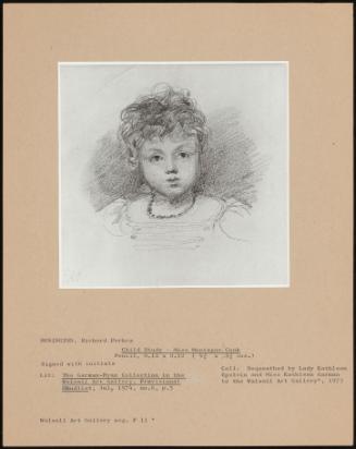 Child Study - Miss Montague Cook