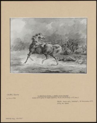 A Riderless Horse, A Battle Scene Beyond