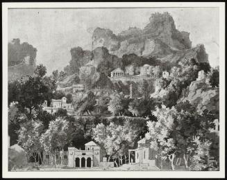 Rocky Landscape With Temples and Buildings