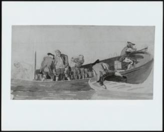 Mean Loading a Boat with Barrels