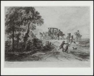 Highwayman Attacking a Coach