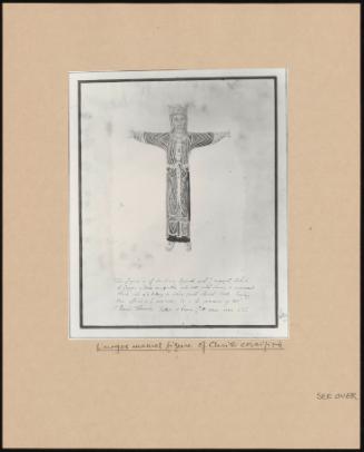 Limoges Enamel Figure Of Christ Crucified
