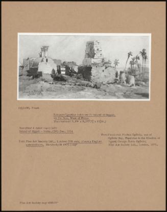 Romano-Egyptian Ruins On The Island Of Beggah, On The Nile, West Of Philae