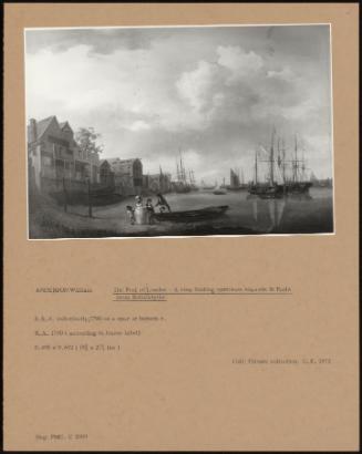 The Pool Of London - A View Looking Upstream Towards St Pauls From Rotherhithe