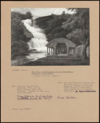 The Falls Of Tancanchy In The Tinnevelly District, East Indies